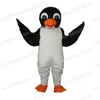 Halloween Penguin Mascot Costume Simulation Dierthema Karakter Carnaval volwassen maat Kerst verjaardagsfeestje Jurk