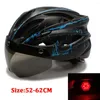 Casques de moto hommes femmes casque de cyclisme avec lumière LED sport planche à roulettes Scooter route VTT vélo électrique vélo