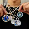 Chokers Custom Po Pendant Memory Medallions Solid Picture Necklacet Hip Hop Jewelry Personalized Iced Cubic Zircon Tennis Chains Gift 230518