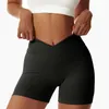 Yoga Outfit Femmes Sport Shorts Pantalons sans couture Taille haute Cross Gym Push Up Fitness Sportswear Leggings de course côtelés 230518