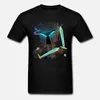 Herr t-skjortor mmos spel topp himmel 1 diy mens kort ärm grafisk t-shirt kvinnor