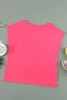 rose Pocketed Tee with Side Slits 2023 Hot New p3Lo#