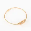 Bangle Mxgxfam Sweet Butterfly Bracelet Bracelet Jewelry для молодых женщин Золотое цвет 18 K Высокое качество