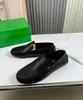 2023S män designklänning avslappnad bönor loafer svart äkta läder loafers platt bröllopskor mens glid på oxfords utomhus promenad bekväm 38-45box