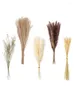 Decorative Flowers 70pcs Tails Wedding Natural Dried Wheat Flower Bunch Artificial Pampas Grass Home Party Plant Stems Long Lasting