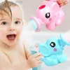 3PSCBATH Toys Injector Kids Elephant Watering Pot Bath Toy Cartoon Plastic Kettle Bath Shower Tool Baby Bath Toy for Kids Summer Bath Sprinkler