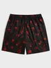 Letter Mens Shorts Brand Summer Sports Wdirara Men's Graphic Print Elastic midja Aktiv spår Fashion Pants Beach Aktiv jogging Kort för män Kvinnor