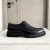 Top Quality Men Wedding Party Dress Shoes Real Leather Mens Black Brown diamond Designer Loafers Shoes Sole Brogues Oxford Slip On Shoe 38-45