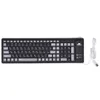 Toetsenborden 103Keys Russische toetsenbordbrieven Silicon Teclado Layout USB -interface Russisch toetsenbord Flexibele Teclado PC Desktop Laptop Wired 230518