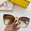 Fendisunglasses Grande Women Fashion Scatola Quatata Luksusowy projektant projektantki Acetate Frame Lady Travel Sunglasses Fol054 Occhiali da sole con scatola Originale