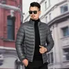 Hommes vers le bas hommes coton veste hiver vêtements mâle chaud décontracté à capuche Parkas manteau court solide épais vêtements d'extérieur Chamarras Para Hombre