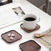 Столовые коврики деревянные подставки кофейный чай долго устойчивый
