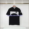 Мужские футболки Дизайнерские дизайнерские футболки для пары футболка черная вышива