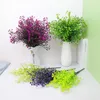 Fleurs décoratives 36cm décor à la maison herbe verte artificielle mariage fausses plantes ornements pour table de bureau El jardin