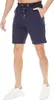 QPNGRP Mens Shorts Casual Brand Summer Drawstring Sports Zipper Pockets Elastic Waist Fashion Pants Beach Active Jogging Short for Men Women