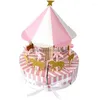 Geschenkwikkeling papier carrousel doos gunsten souvenirs voor gasten feestje baby shower cake kinderen decoratie drop levering home tuin fe dhxy7