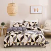 Juegos de cama Estampado geométrico Queen King Size Juego de funda nórdica Twin Full Stripes Sets 23 piezas Fundas de edredón de manta suave para la piel p230517