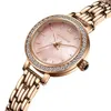 Wristwatches 2023 Simple Women's Watch Light Luxury Diamond-encrusted Trend Ins Wind Automatic Quartz Reloj De Mujer