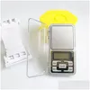Balances de pesage Mini balance numérique électronique Bijoux Peser Nce Pocket Gram Affichage LCD avec boîte de vente au détail 500G / 0.1G 200G / 0.01G Drop De Dhous