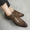 Chaussure Luxenew Mens Business Brogues обувь высококлассная высокая точка зрения винтажная подлинная кожа