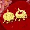 Girl Children Pendant Chain Lovely Lock Birthday Gift Real 18k Yellow Gold Filled Pretty Kids Jewelry Present