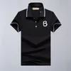 Mode Hommes T-Shirts Hommes POLO Manches Courtes Respirant Tops Tees couleur unie TB lettre Hommes Femmes D'été T-shirts Plus la taille polo pour hommes M-3XL