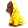 Vêtements pour chiens Manteau de pluie pour chiot en plein air Vêtements pour animaux de compagnie résistants à l'eau pour chiens Chats 3 couleurs M / L Sweat à capuche Vestes imperméables ImperméablesVêtements pour chiensChien