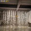 Moka SFX Waterfall Cold Spark Fountain Firework Machine Внутренняя открытая холодная искры для сцены для свадебного бездымного брюха DMX512 Дистанционное управление