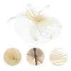 Bandanas Barrette Hat Fascinator Headpiece Vintage Hair Clips Accessory Mini Claw Fascinators Women Tea Party Hats Hairpin