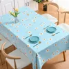 Table Cloth Colorful Love Simple Waterproof And Oil Resistant Ins Wind Tea Small Fresh Mesas De Jantar