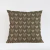 枕は新鮮なブルームケースの古典的な幾何学的パターンを覆うソファカーエルオフィスショップ45x45cmに適しています
