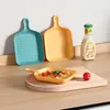 Tallrikar Fruktbricka Slitebeständig plastdessert Snack Platta som serverar Spett Benformat Köksmaterial