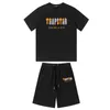 Trapstar Men's T-shirts T shirt Designer Shirts Embroidery Printed Letter Luxury Rainbow Color Summer Sports Casual Cotton Short Sleeve Outfit Tracksuit