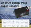 320AH LiFePO4 batterie RV système de stockage d'énergie domestique 280AH 350AH 12V grande capacité alimentation de secours d'urgence pour onduleur solaire UPS