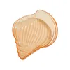 Plates Conch Shape Candy Nuts Dry Fruit Plastic Plate Dishes R7UB