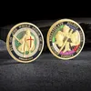 God God Challenge Coin Coin Prayermemorative Coinの鎧全体を着用する