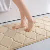 Tapis de bain en mousse tapis de douche anti-dérapant coussin de pied doux décoration protecteur de sol absorbant tapis de salle de bain à séchage rapide