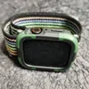 Custodia per orologio TPU + PC per Apple Watch serie Ultra 8 7 6 5 4 custodia per paraurti 49mm 45mm 41mm 40mm 44mm Accessori Cornice in plastica