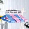 Hangers Racks 10pcs Colorful Rubber Stainless Steel Hangers for Clothes Pegs Non Slip Drying Clothes Rack Hanger Outdoor Drying Rack 230518