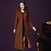 Fourrure femmes mi-longueurs manteau en laine 2022 automne / hiver Nouvelle veste mince mince mère dragon phoenix veste en laine A788