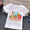 T-shirts 2022 Life World T-shirt Sommarkillar flickor barntryck kortärmad toca boca barn tecknad animation spel kläder aa230518