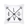 Funda de almohada Feliz día de la madre Piel de melocotón 18X18 pulgadas I Love Mom Best Ever Printed Home Sofa Decor Drop Delivery Garden Textiles Beddi Dhmul