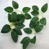 Dekorativa blommor 100st Silk Rose Leaves Artificial Plants Decor Home Wedding Accessory