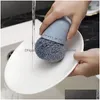 Cleaning Brushes Pot Brush Steel Ball With Handle Kitchen Tool Decontamination Pan Drop Delivery Home Garden Housekee Organization Ho Dhlfz