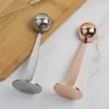 New 2 in 1 Coffee Measuring Spoon Can Stand Dinnerware Sets Sugar Pressing Powder Type Dual-purpose Spoon