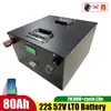 2 pezzi LTO 22S 52v 80Ah batteria al litio titanato BMS 22S per accumulo di energia del sistema solare + caricatore 10A