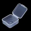 Jewelry Stand 6x Large and Small Size Clear Plastic Storage Box Containers with Lids Empty Hinged Boxes for Bank Card Beads DIY 230517