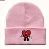 Beanie/Skull Caps Bad Bunny 2022 Beanies Women Autumn Winter Warm Hat Bad Bunny Embroidery Caps For Men Sticked Bonnet Unisex J230518