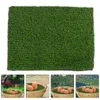 Decorative Flowers 2 Pcs Nesting Mats Chicken Cage Cushions Washable Rugs Practical Grass Egg Rug