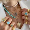 Chokers funky chunky mismatched clasp gemstone beads Modern link Kolye statement Exquisite choker jewelry Natural Stones necklace women 230518